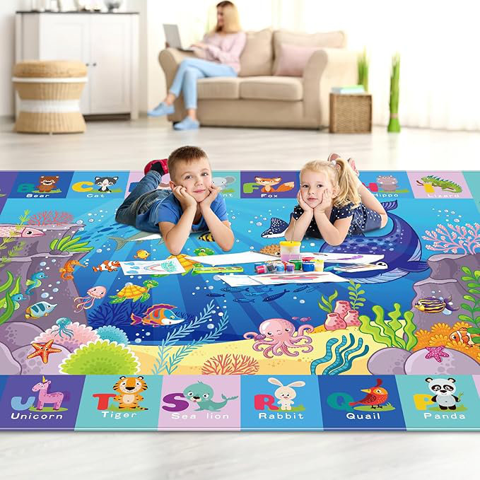 Tapis pour la petite enfance, L 59 po x l 39,4 po