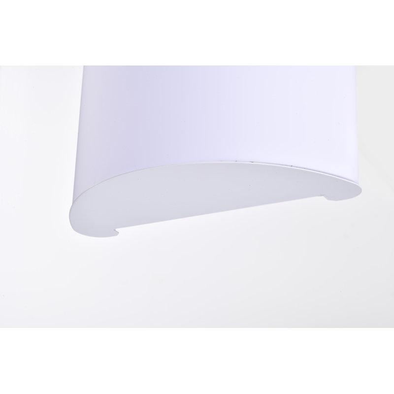 Perri Plastic LED Flush Mounted Sconce