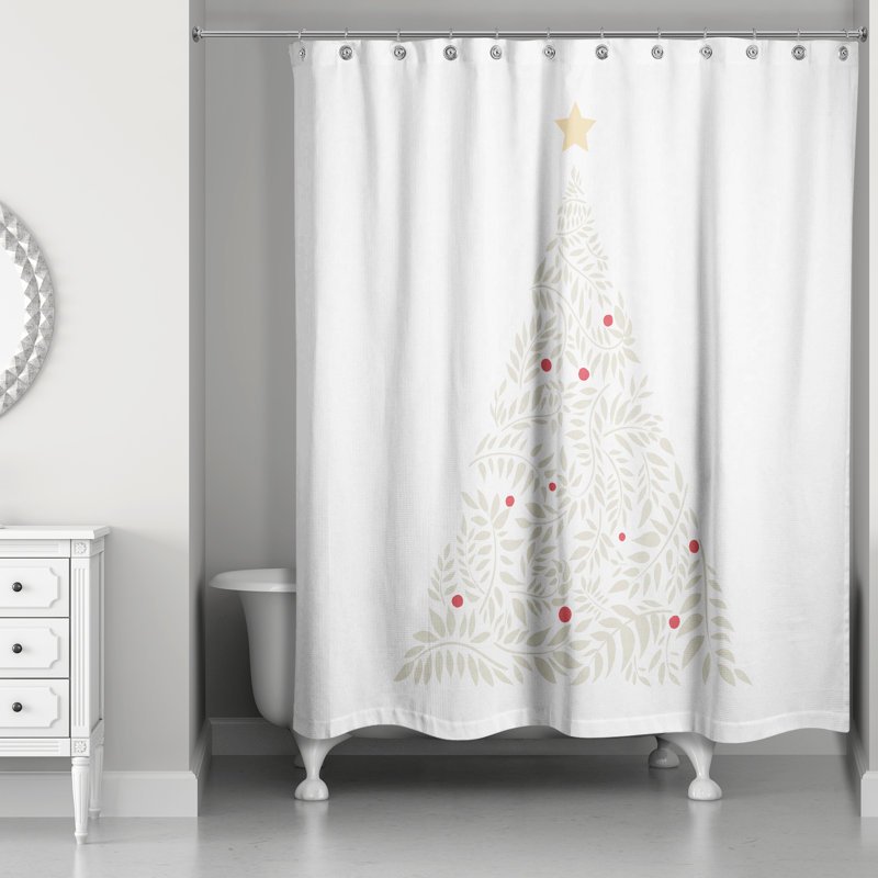 Delap No Pattern And Not Solid Color Shower Curtain