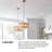 Carter 6 - Light Shaded Drum Chandelier