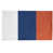 Blanc / orange / bleu marine