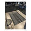 Tapis gris tissé à rayures Mosso-740829774