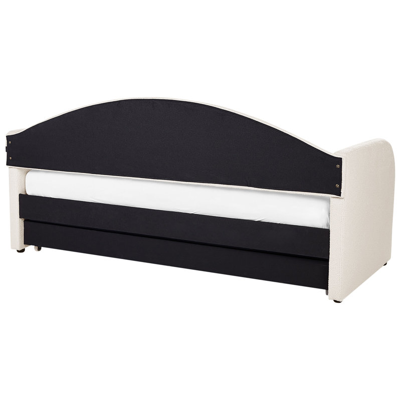 Vouvant Upholstered Storage Bed, Beige
