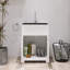 Armoire de buanderie autoportante moderne de 24 pouces avec évier et robinet en acier inoxydable, tête de drain-119603142