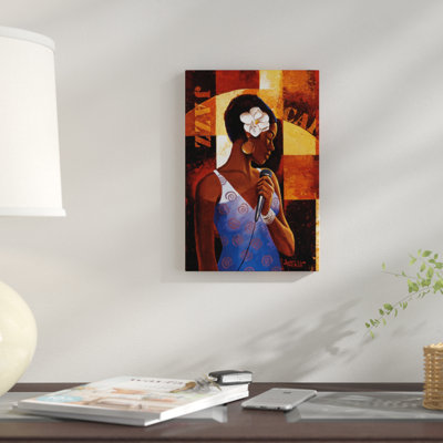 «Jazz Cafe», impression sur toile