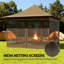 Adjustable Height Pop Up Tent,Canopy Tent With Mesh Netting,With Carry Bag,For Garden,Patio-125198931