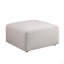 Canapé-repose-pieds, sans assemblage, tissu chenille