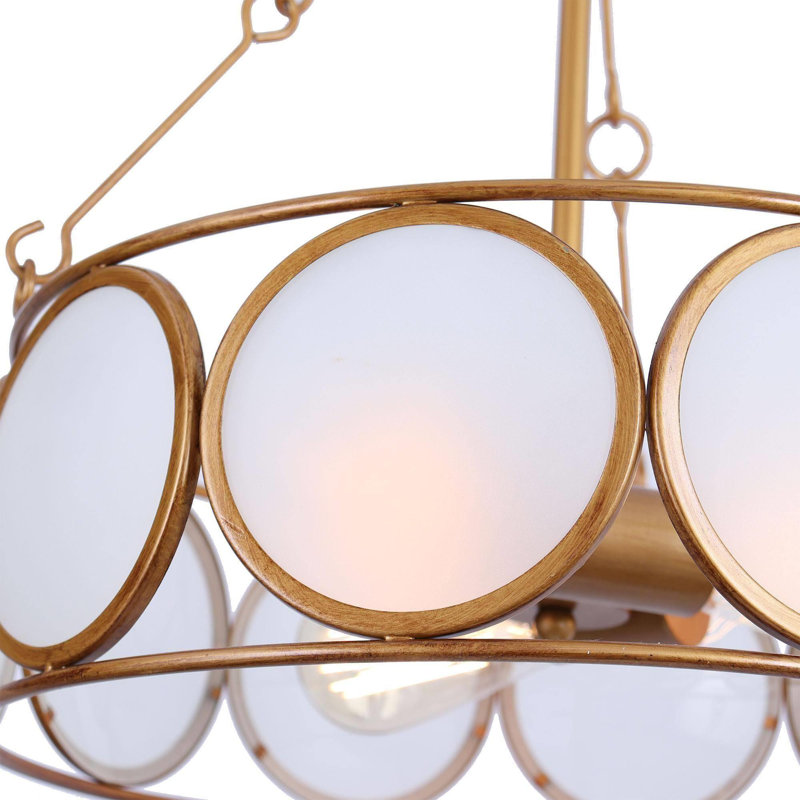 Lustre à 3 lumières à intensité variable Rou