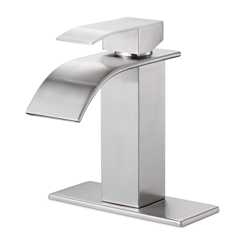 Deck Single-handle Bathroom Faucet, Brushed Nickel