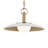 Kurio 16" 1-Light Pendant With Etched Opal Glass in White-126501917-126501918