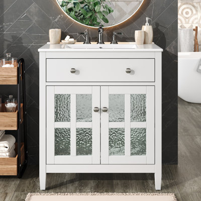 Meuble-lavabo moderne avec lavabo Sleek & Chic