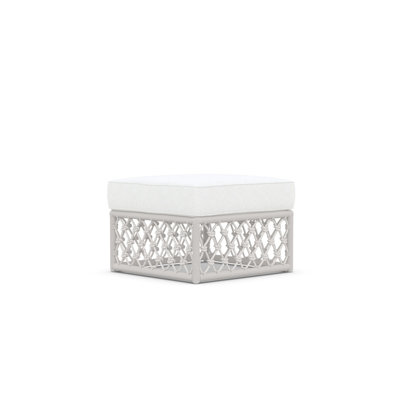 Amelia Outdoor Ottoman with Cushion