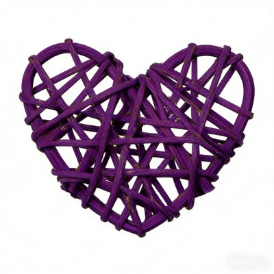 6CM Rattan Heart-shaped Rattan