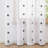 Embroidered Pentagram Light Filtering Sheer Curtains (Set of 2)-1157244850-1157244848