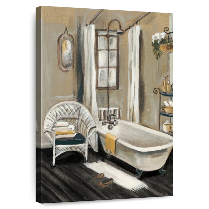 Lilie French Bath II Black, 24" H x 16" W