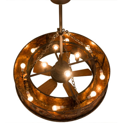 Whispering Pines Downrod Ceiling Fan