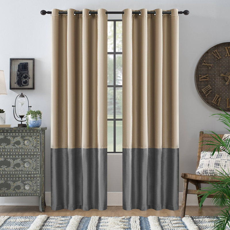 100% Full Blackout Velvet Curtains,2 Panels, 52" W x 108" L