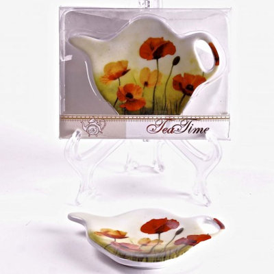 Porte-sachets de thé en porcelaine Naleyah