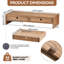 Manufactured Wood Monitor Stand