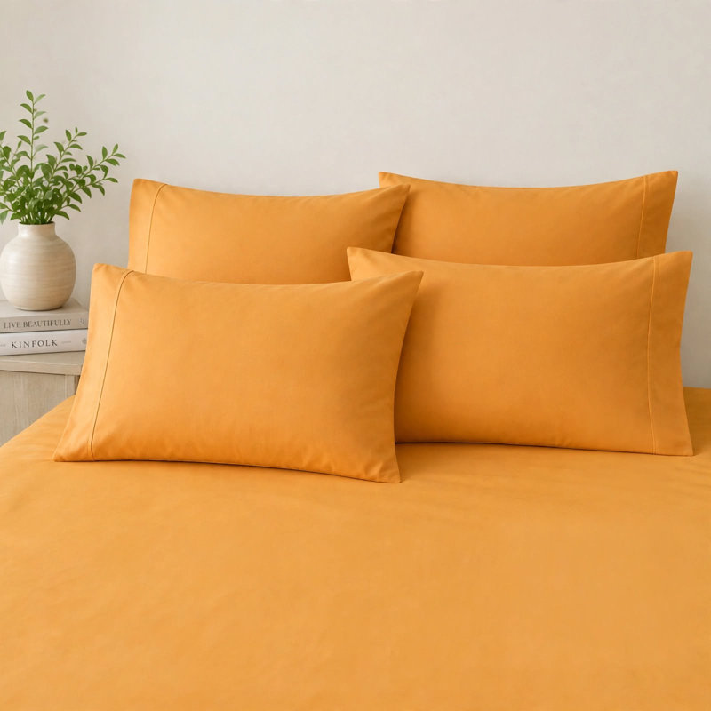 6-Piece Premium Deep Pockets Microfiber Sheet Set, California King, Sand Stone