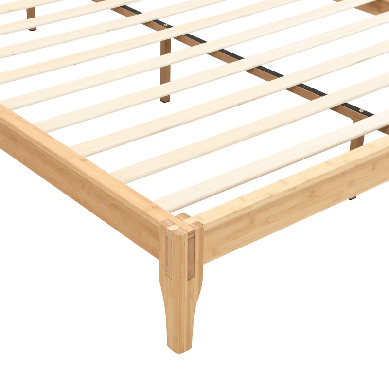 Base de lit plateforme 12 po, Naturel, Lit double