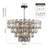 15-Light Crystal Dimmable Tiered Chandelier-2052645435
