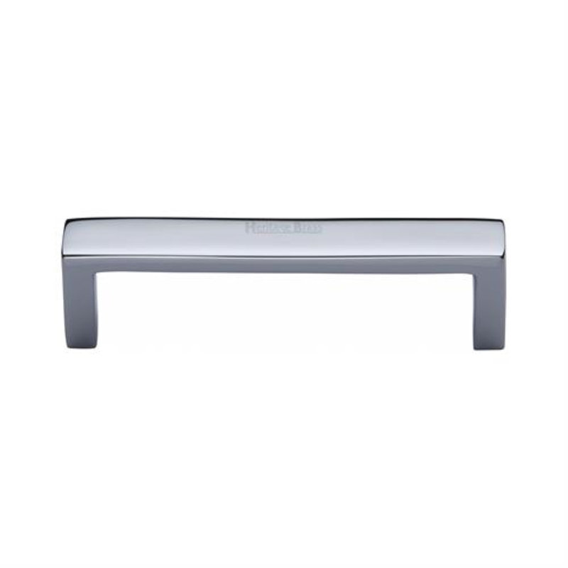 Heritage Brass Heritage Cabinet Pull Wide Metro Design, Polished Brass, 16cm H x 2cm W x 16.8cm D