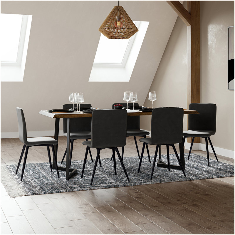 Watkins Dining Table In Light Brown, Light Brown