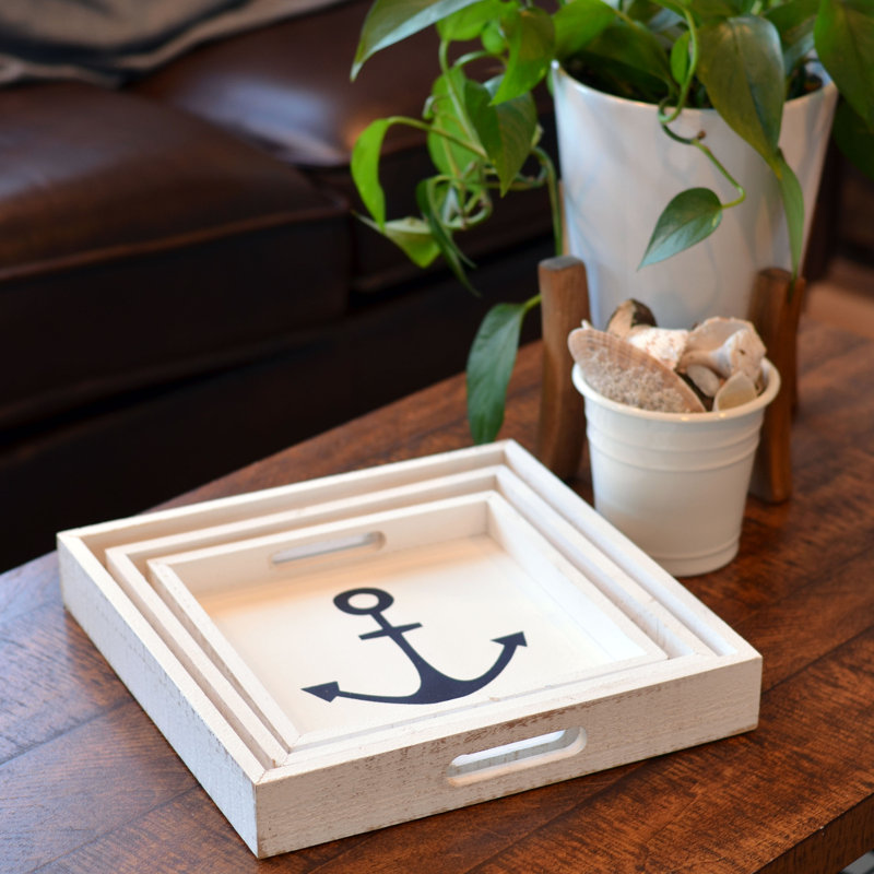 3 Piece Anchor Tray Set