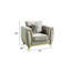 Chaise rembourrée, chaise d'appoint pour la maison