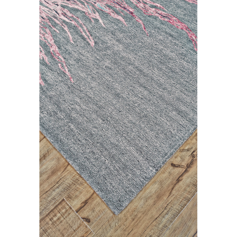 Aventura Viscose Abstract Indoor Rug, Rectangle 5' x 8'