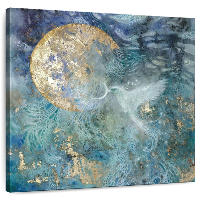 Kelan Slivers Of The Moon II, H 20 po x l 20 po