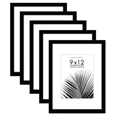 Bulovka 5 Pack Gallery Wall Frames With Mat, Collage Picture