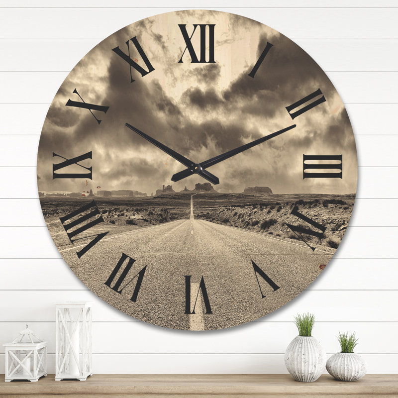 Horloge murale Monument Valley, Très large