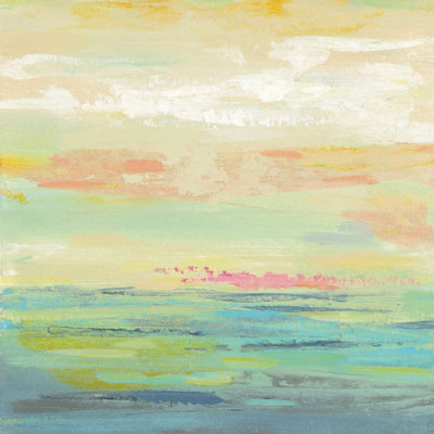 «Pink Clouds II» par Silvia Vassileva, peinture sur toile tendue