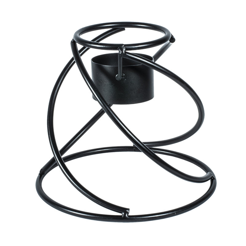 Weather Resistant Metal Abstract Gazing Ball Stand