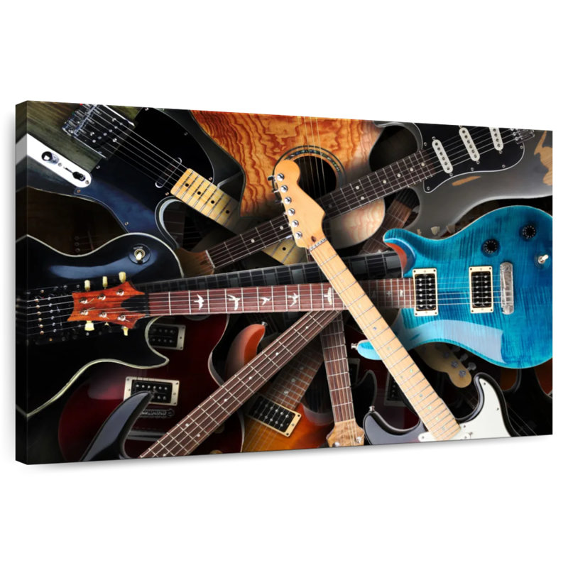 Abarca Guitar Collection, 26" H x 39" W