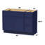 Base de meuble-lavabo simple 42 po seulement-96921363