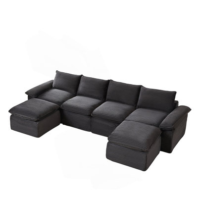Modern Corduroy Cloud Sofa