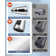 3-Function Sprayer Pull Down Kitchen Faucet Spray Head Replacement With 9-Adapter Kit
