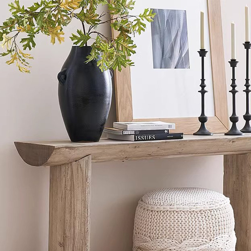 Solid Pine Entryway Console, 31.5" H x 55.1" W x 11.8" D