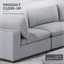 0.01 " Corduroy Sectional