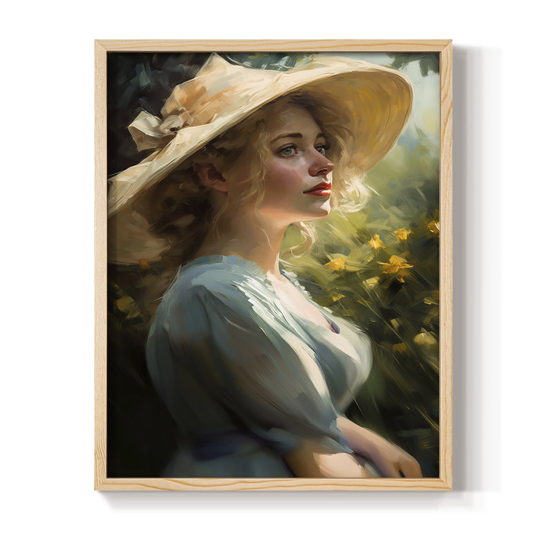 «WOMEN Series DCCCL XXVII», reproduction encadrée - bois massif, Naturel, H 11 po x l 9 po