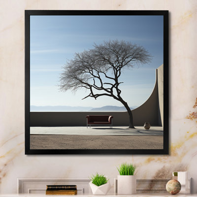 Photographie sereine moderne scandinave moderne sur toile