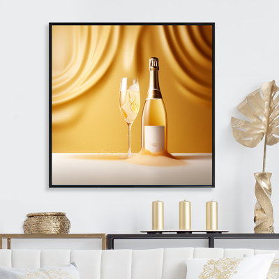 Impression sur toile Chardonnay Wine Charm - Wine & Champagne