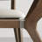 Nut-brown Rectangular Sintered Stone + Solid Wood Dining Table-124973181
