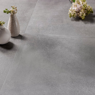 12" X 24" Melange Porcelain Floor And Wall Tile