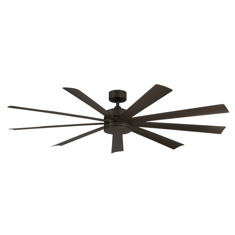 72 Wynd 9 - Blade Smart Ceiling Fan with LED Light Kit and Remote Control Included, Works With Alexa and iOS or Android App