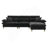 Versatile Convertible Sectional Sofa With Adjustable Legs And Movable Ottoman For Various Spaces