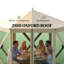Auvents spacieux et abris de jardin avec conception en filet moderne pour le camping